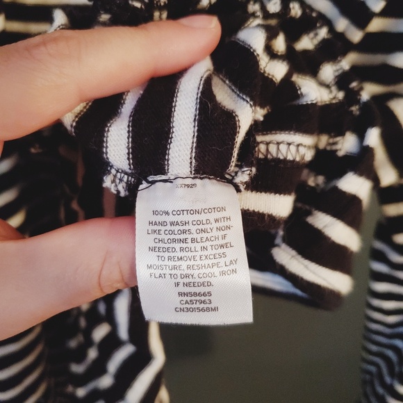 GUC Caslon black and white strip blazer - Picture 4 of 4